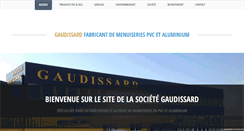 Desktop Screenshot of gaudissard.fr