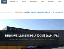 Tablet Screenshot of gaudissard.fr